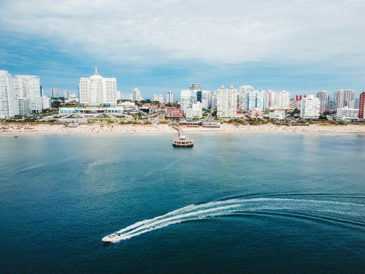 Speedboat at Sea